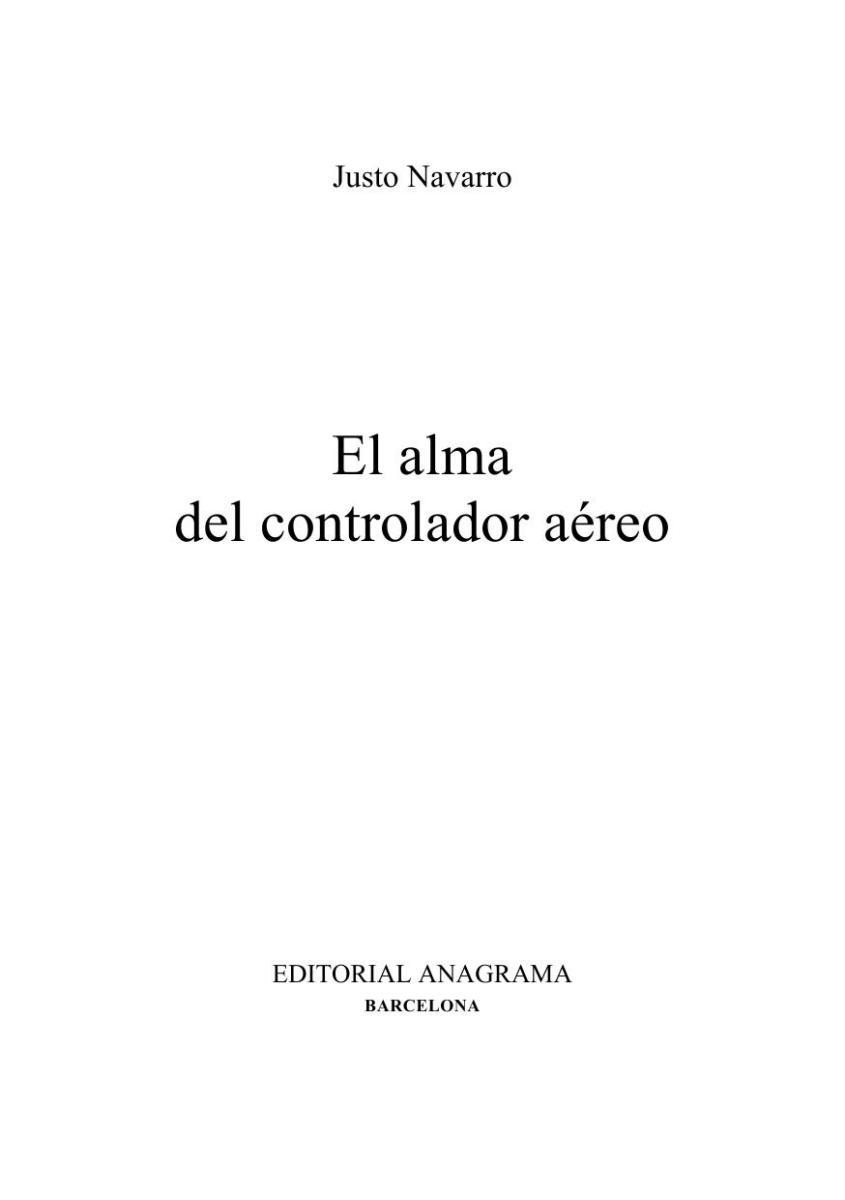 Portada de El alma del controlador aereo